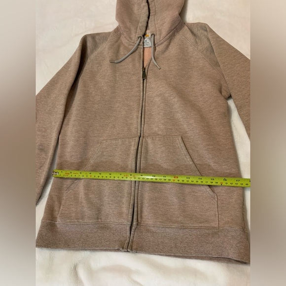 Carhartt Women's Relaxed Fit Mid Weight Full Zip Long Sleeve Hoodie Size M - Picture 8 of 11